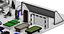 3D Sports Gym Soccer Billiard Revit Family Parameter Bundle