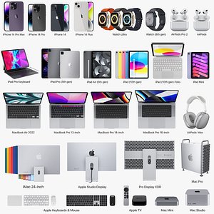 3D model Apple Electronics Collection 2022-2023