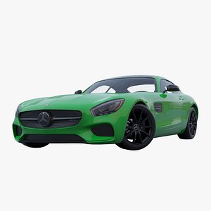 3D model Mercedes-Benz AMG GT 2015