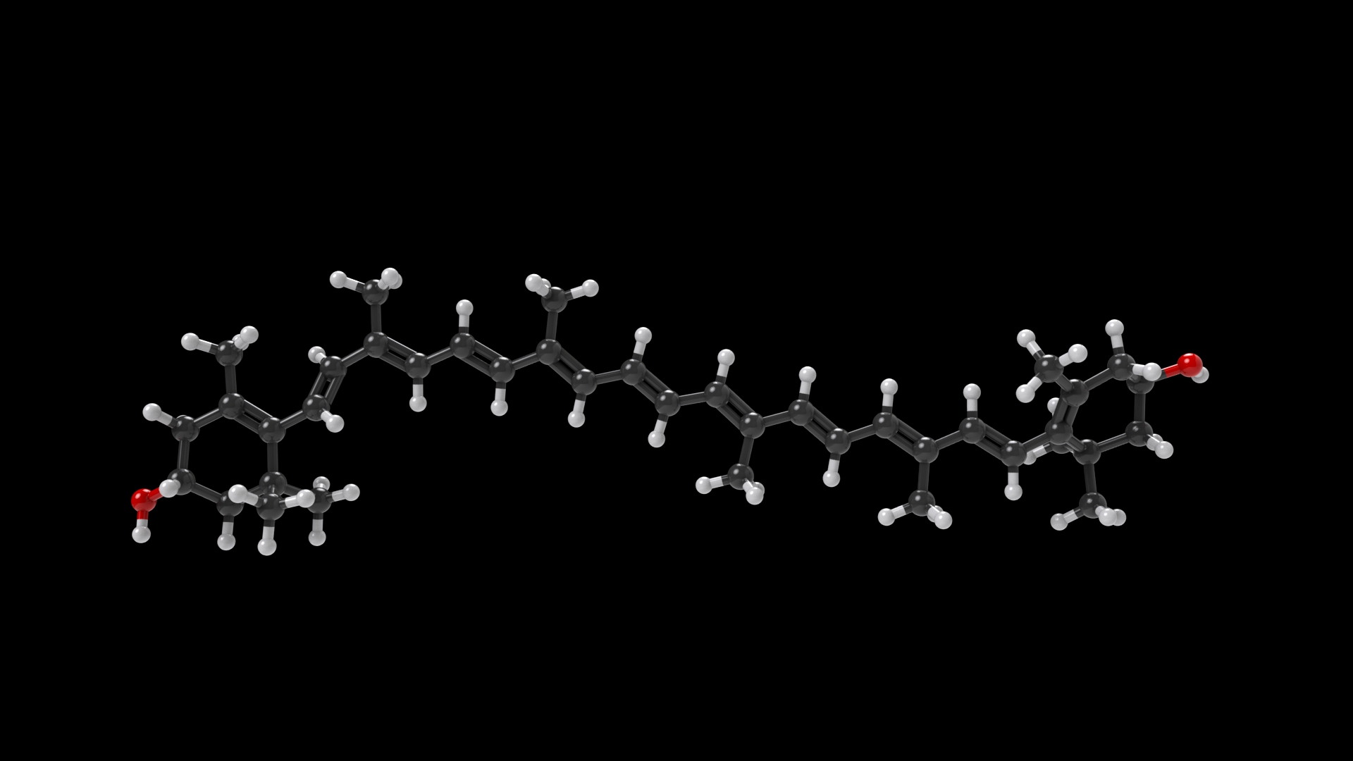 Zeaxanthin Structure Model TurboSquid 2207015