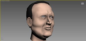 3d model of toon churchill