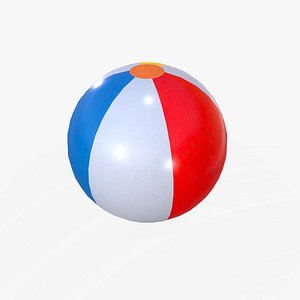 Beach Ball Low-poly PBR