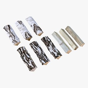 Chopped Firewood 9 Pieces Set M1