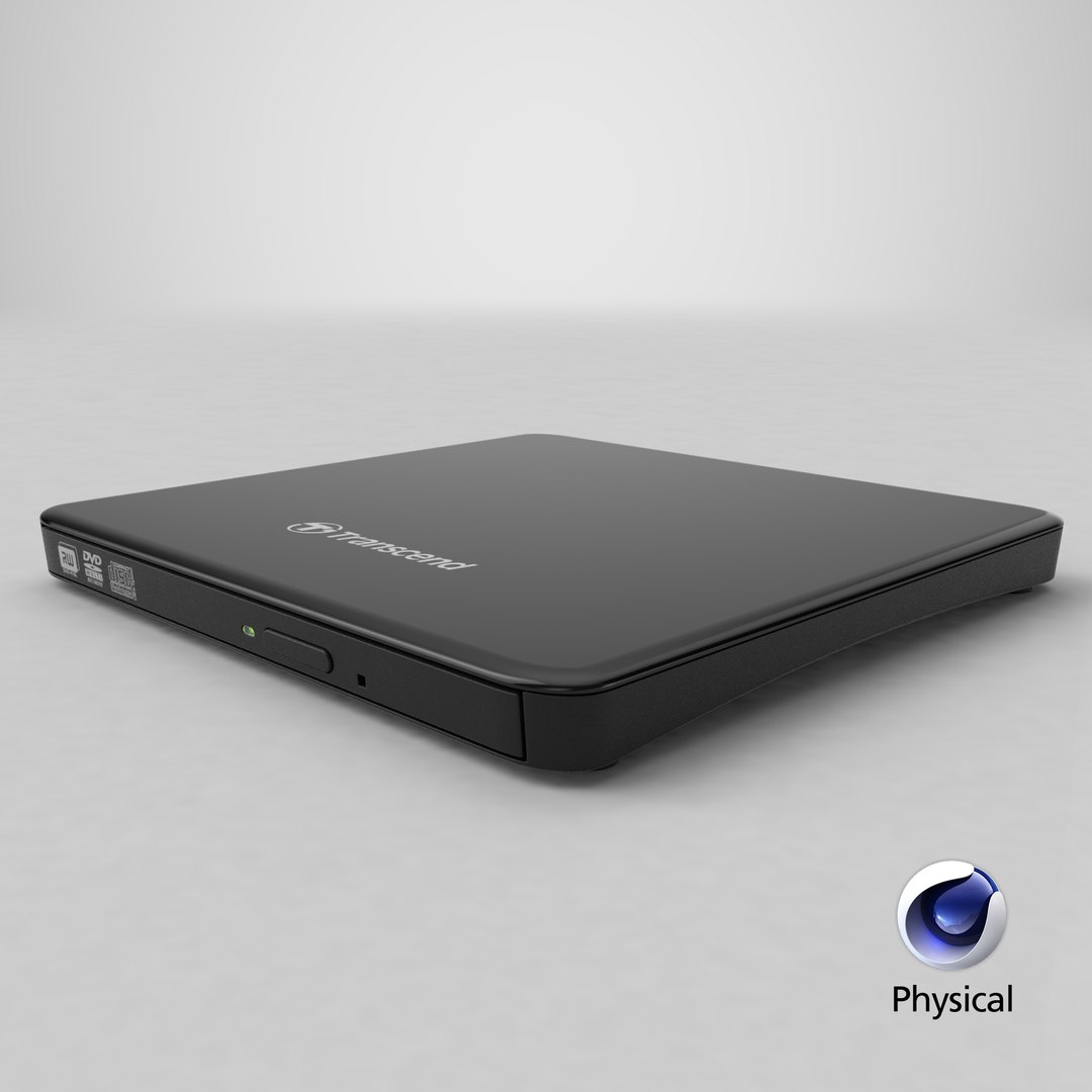 Realistic Portable Cd-dvd Writer 3D Model - TurboSquid 1504661