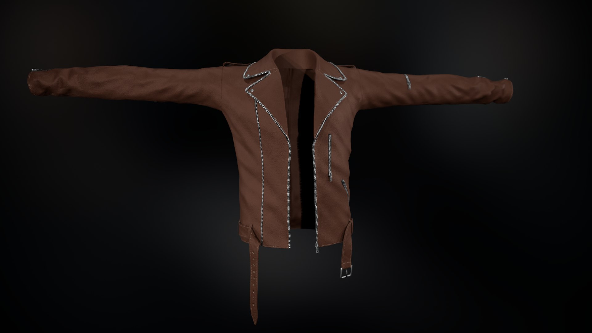 Brown Jacket 3D - TurboSquid 1447968