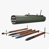 Rocket Launcher FZ233 With Missiles --94--