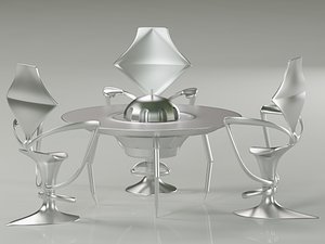 3d table dining model