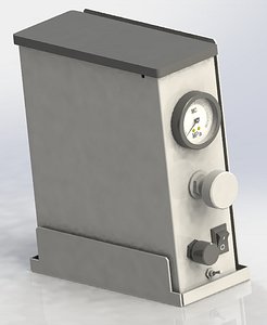 3D pneumatic component box model