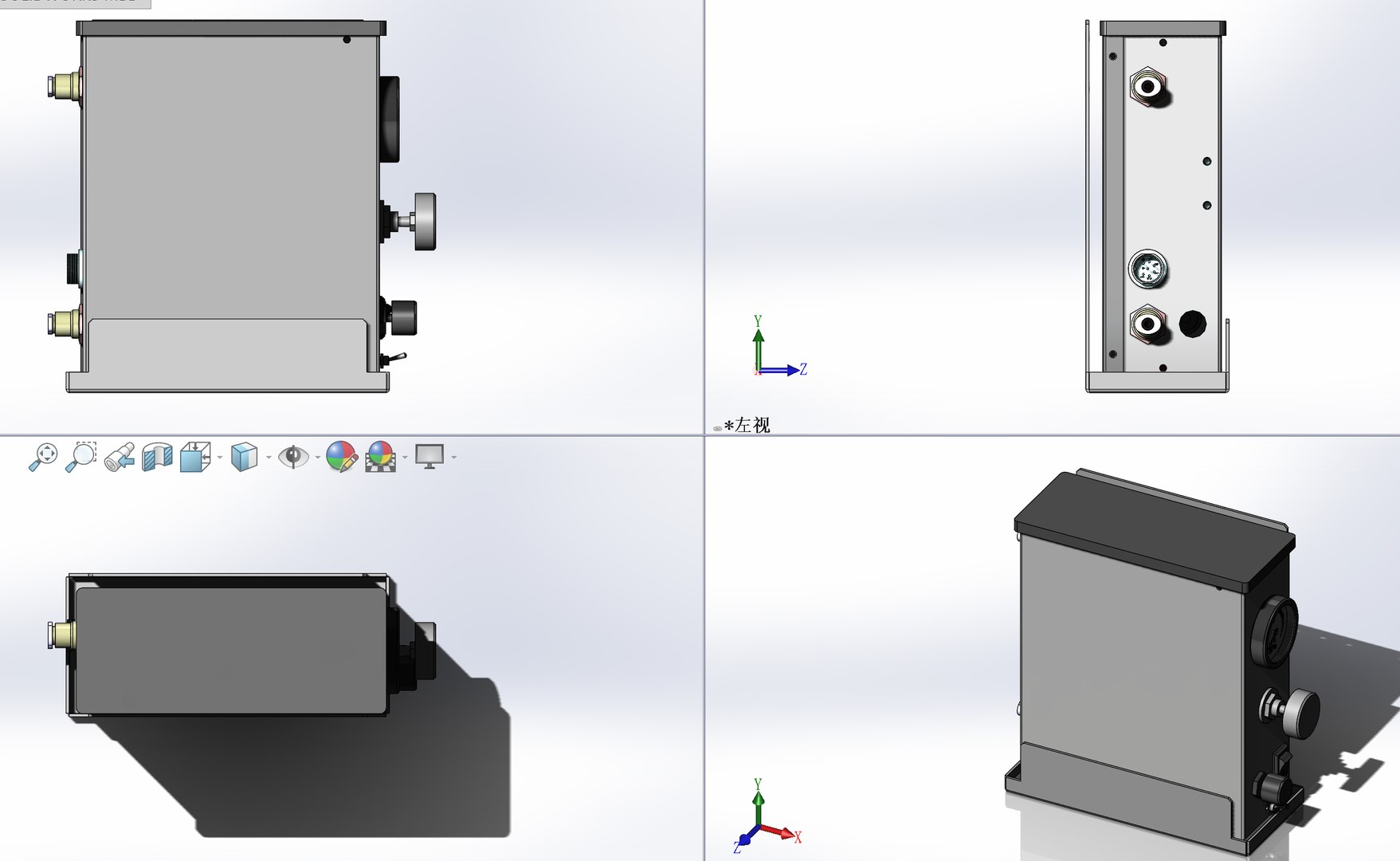 3D Pneumatic Component Box Model - TurboSquid 1237669