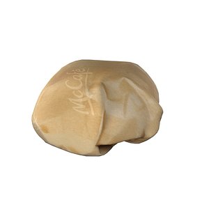 3D model McDonalds Wrapped burger 2