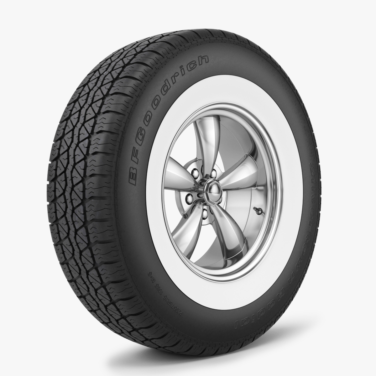 wheel tire bfgoodrich 3d model