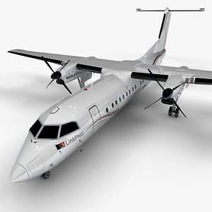3D Air Niugini  Bombardier De Havilland Canada DHC-8 Q300 Dash 8 L1657 model