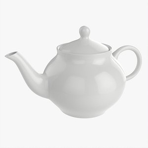 3D Classic Ceramic Teapot 01