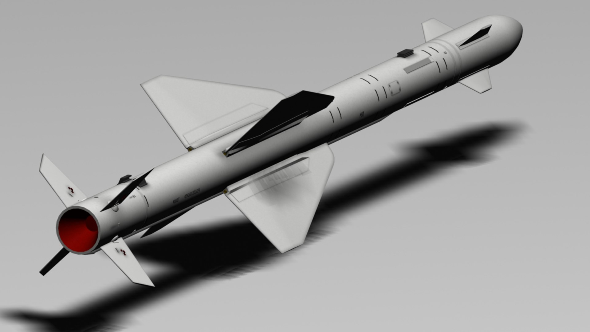 3d 3ds R-24r Radar Missile