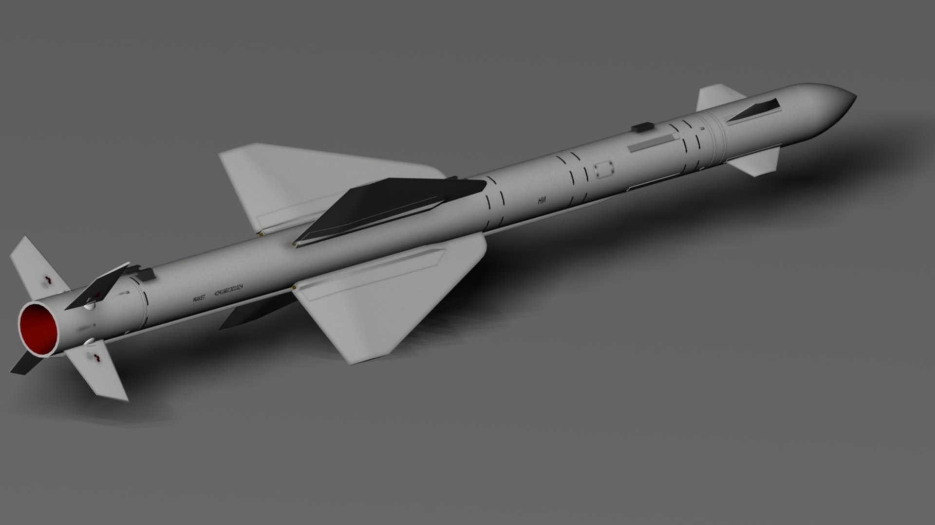 3d 3ds R-24r Radar Missile