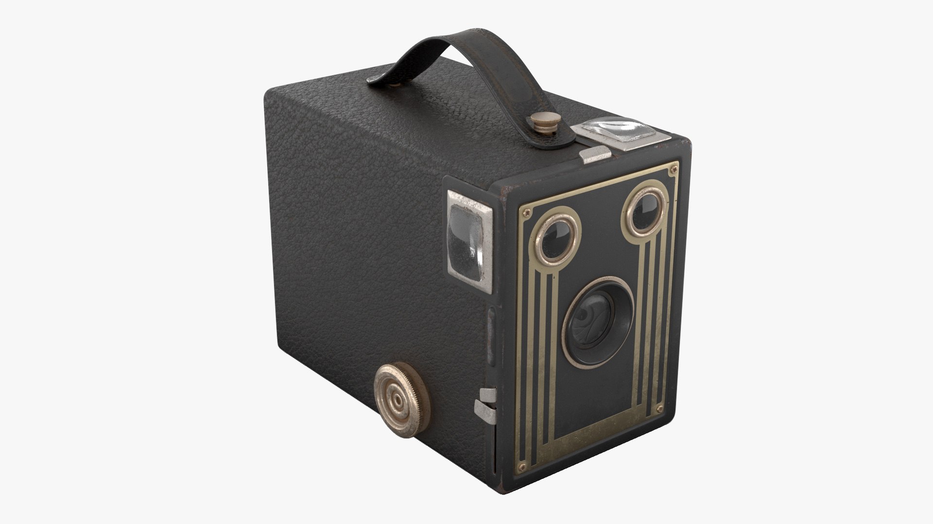 Vintage Camera Used 3D model preview