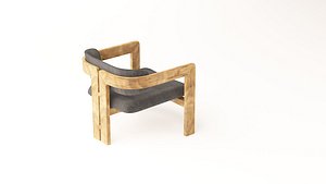 3D Gallotti and Radice Small Armchair