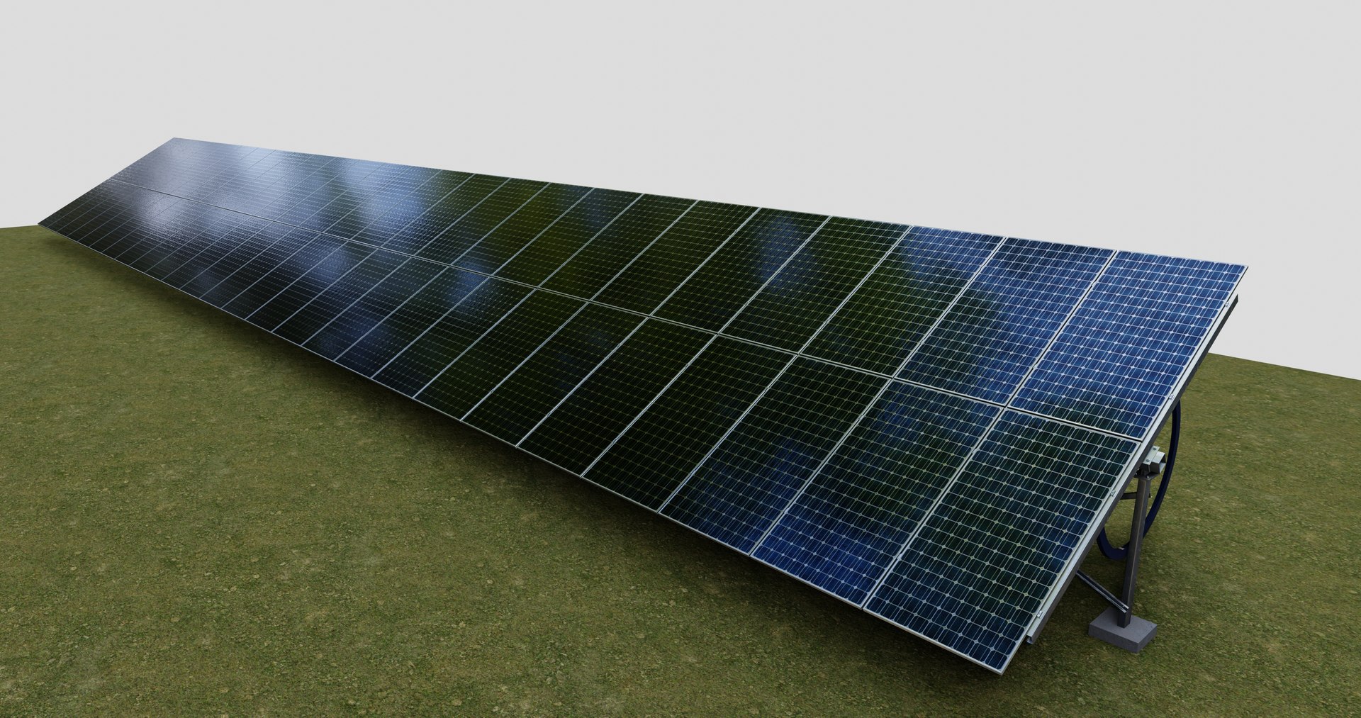 3D Manual Tracker Solar Energy Structure Type-4 - TurboSquid 2221299