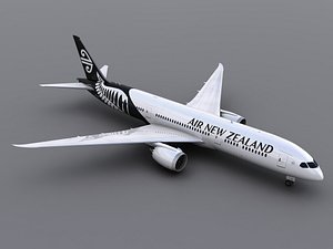 3d model aircraft air new zealand
