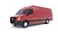 volkswagen crafter panel van 3D model