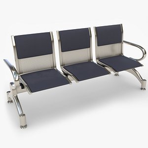 3D Waiting Bench model