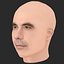Cabeza de Rory McCann en baja poligonalidad