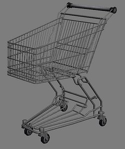 3d shop cart shoppingcart model