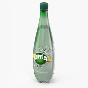 Mineral Water Bottle Perrier 1L 3D model