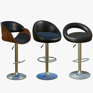 Bar Stool Chair V17 3D