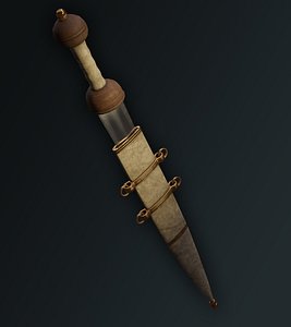 Ancient Roman gladius sword