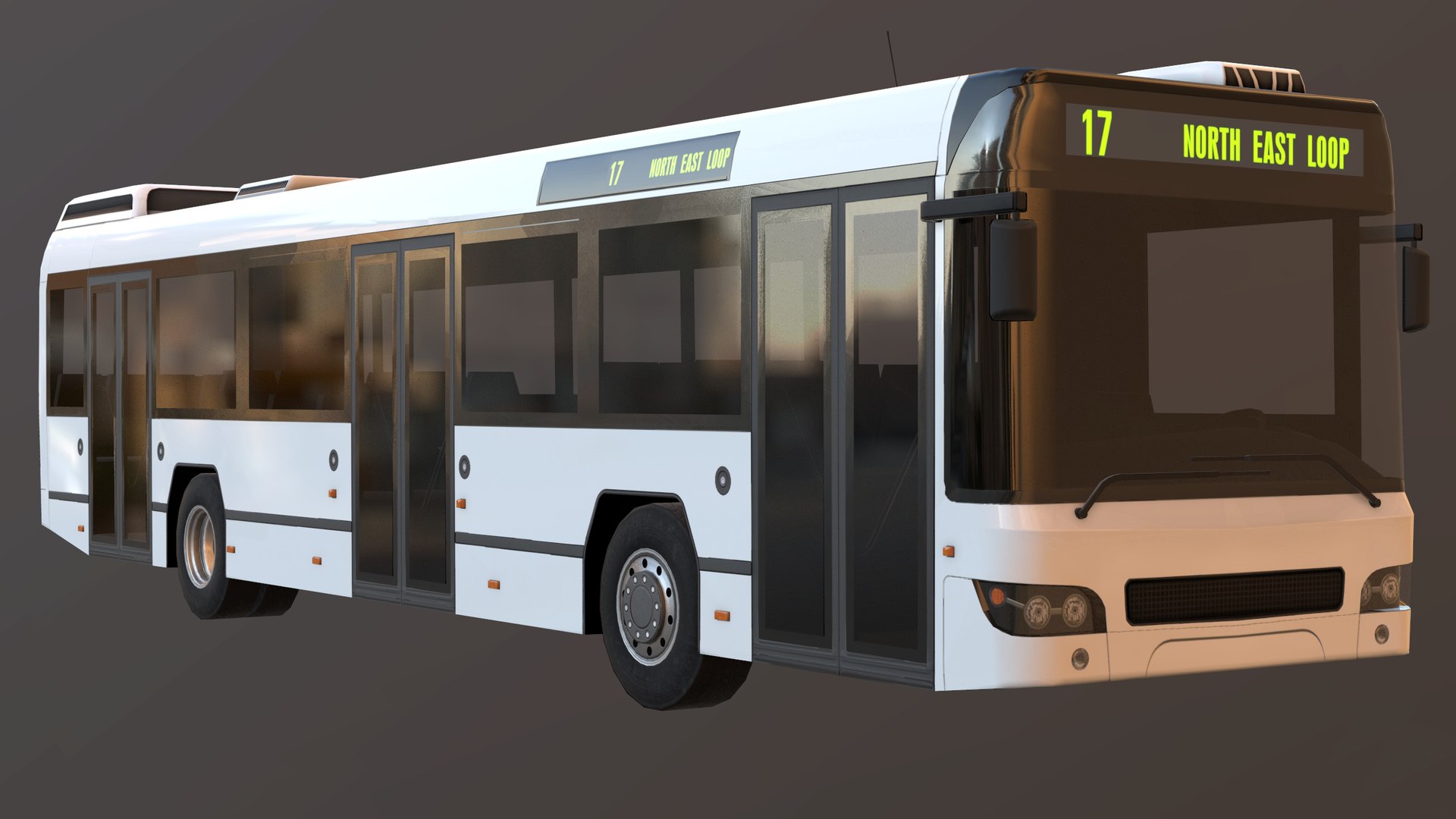 City bus 3D - TurboSquid 1198748