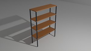 3D Low Poly Stellage model