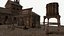 Old Wild West Cowboy Frontier Western America Environment Kitbash