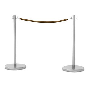 stand barrier 3d model