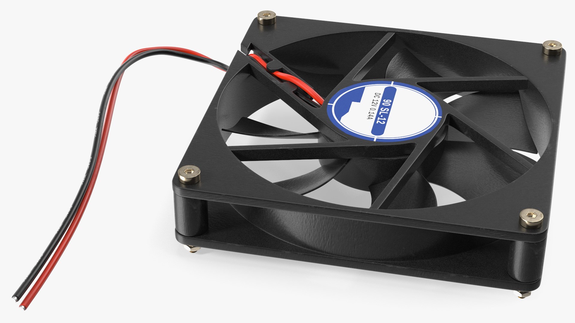 3D DC 12V 90mm Case Fan model https://p.turbosquid.com/ts-thumb/IY/bhzS56/7c/dc12v90mmcasefan3dsmodel011/jpg/1643765284/1920x1080/fit_q87/16a7e1c77a08e1f455442bb12444b07e0be2e77e/dc12v90mmcasefan3dsmodel011.jpg