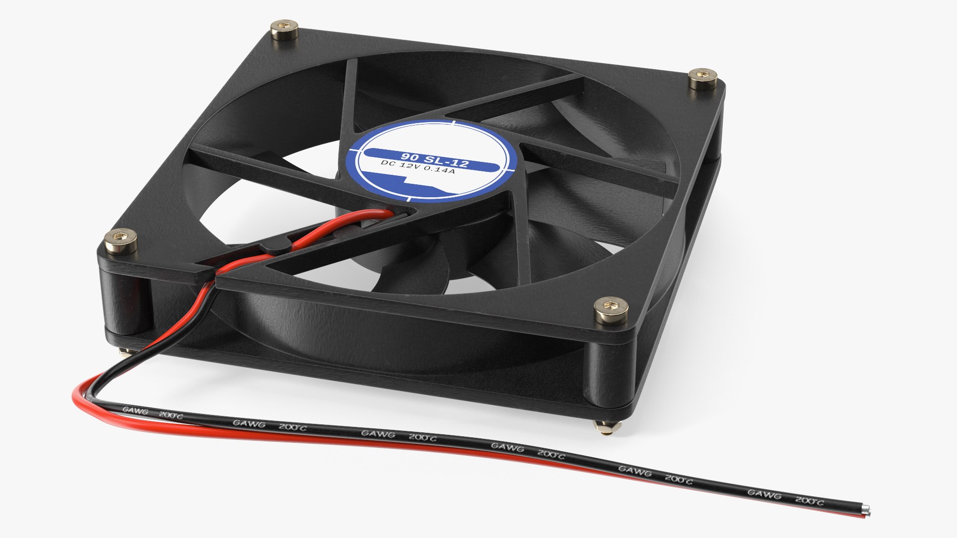 3D DC 12V 90mm Case Fan model https://p.turbosquid.com/ts-thumb/IY/bhzS56/Ho/dc12v90mmcasefan3dsmodel009/jpg/1643765279/1920x1080/fit_q87/65ed35fa2fb8097881e55a6dd09ad0f35a826c39/dc12v90mmcasefan3dsmodel009.jpg