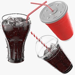 Three Soda Cups