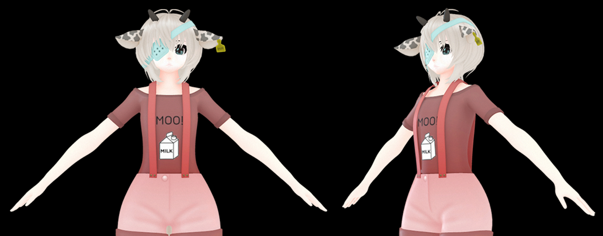 3D VR chat cow femboy character model - TurboSquid 1773121