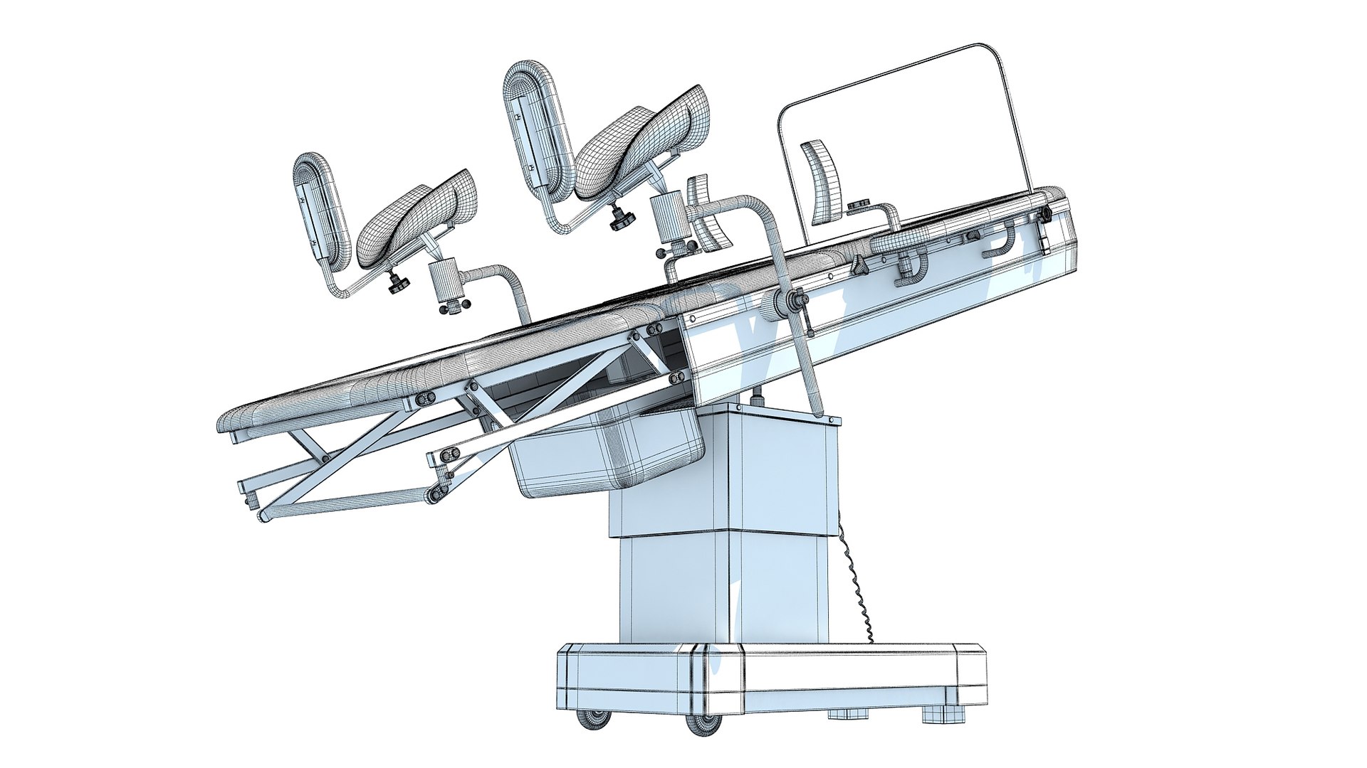 Gynecological Operating Table 3D Model - TurboSquid 1800519