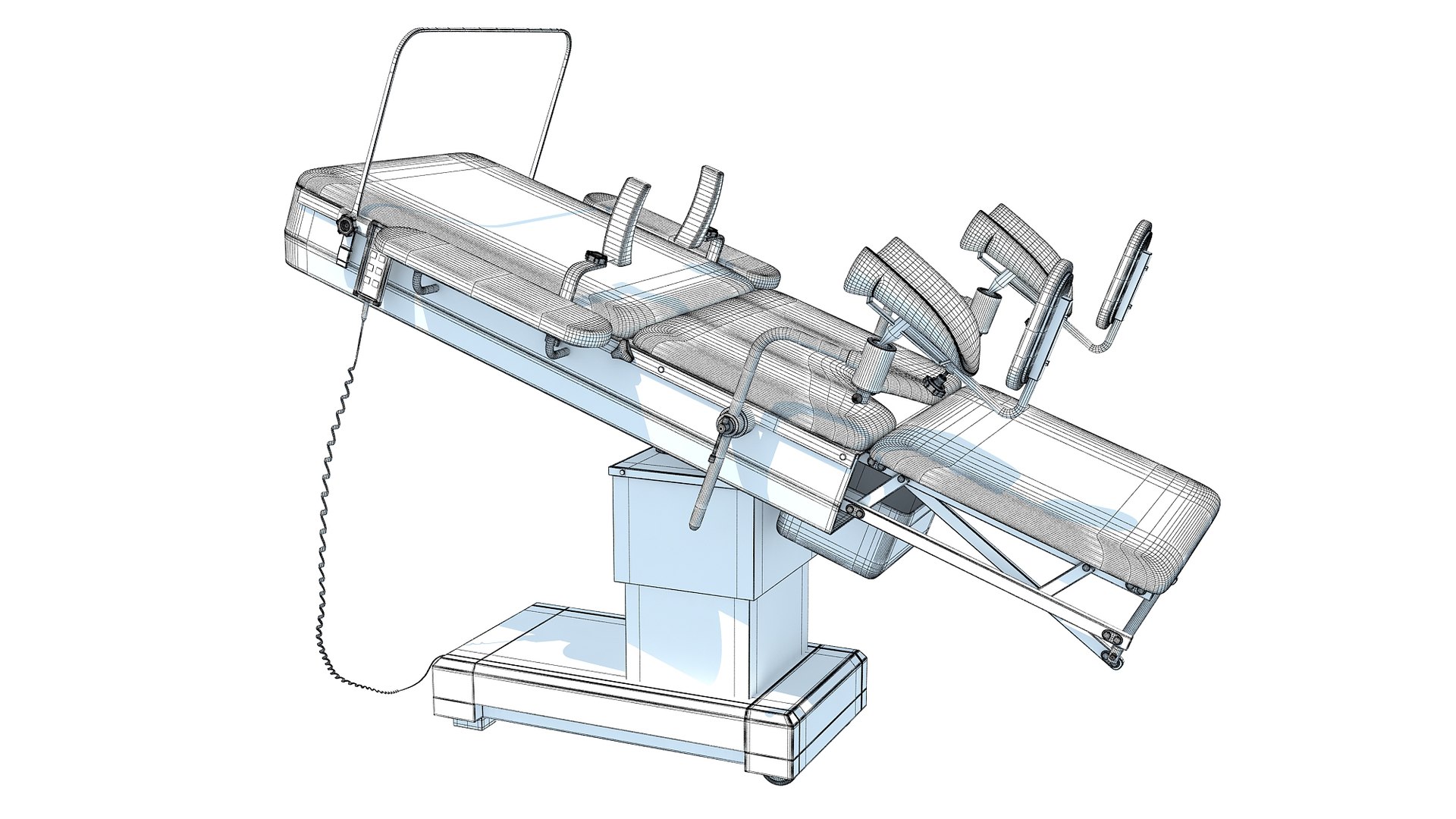Gynecological Operating Table 3D Model - TurboSquid 1800519
