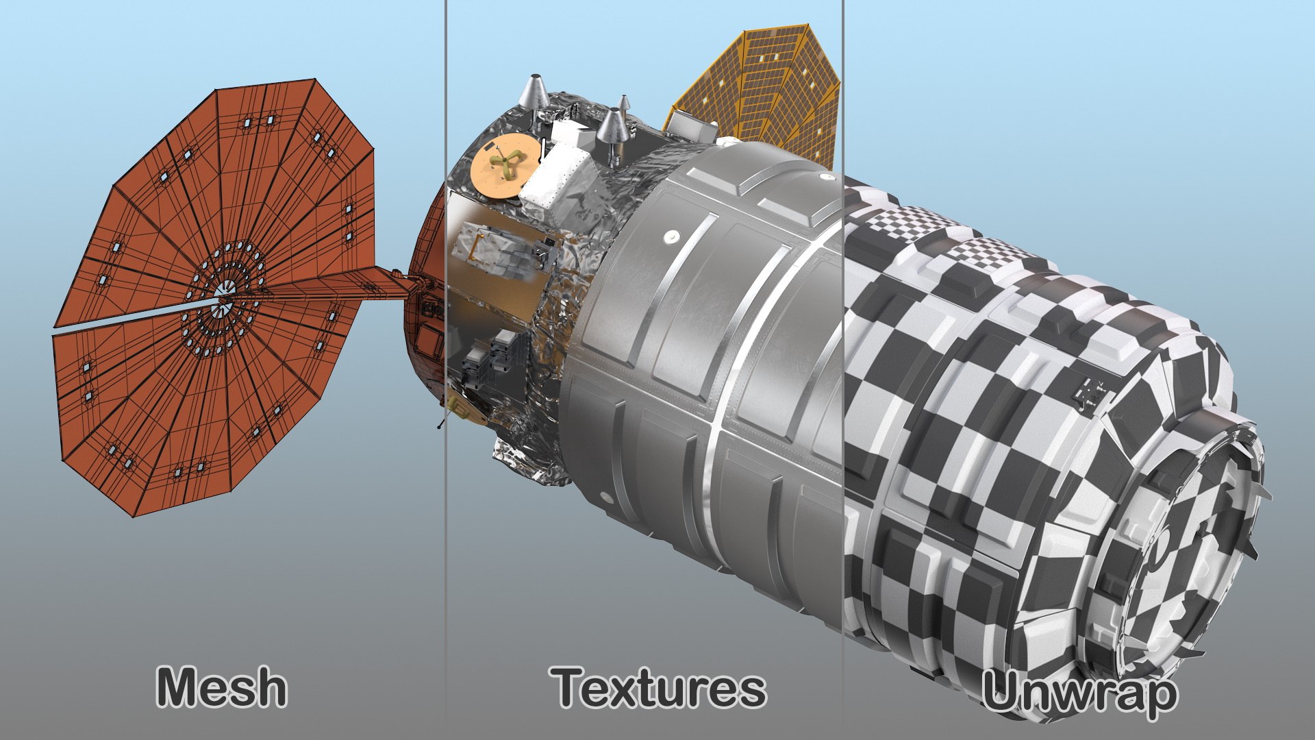 Iss module cygnus enhanced 3D model TurboSquid 1605960