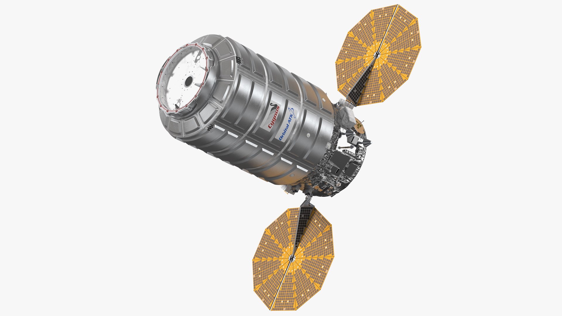 ISS Module Cygnus Enhanced Configuration 3D model preview