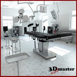 3D surgery room er model