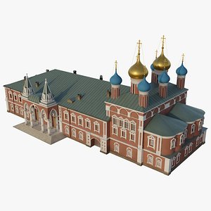 3D The Chudov Monastery cathedral model