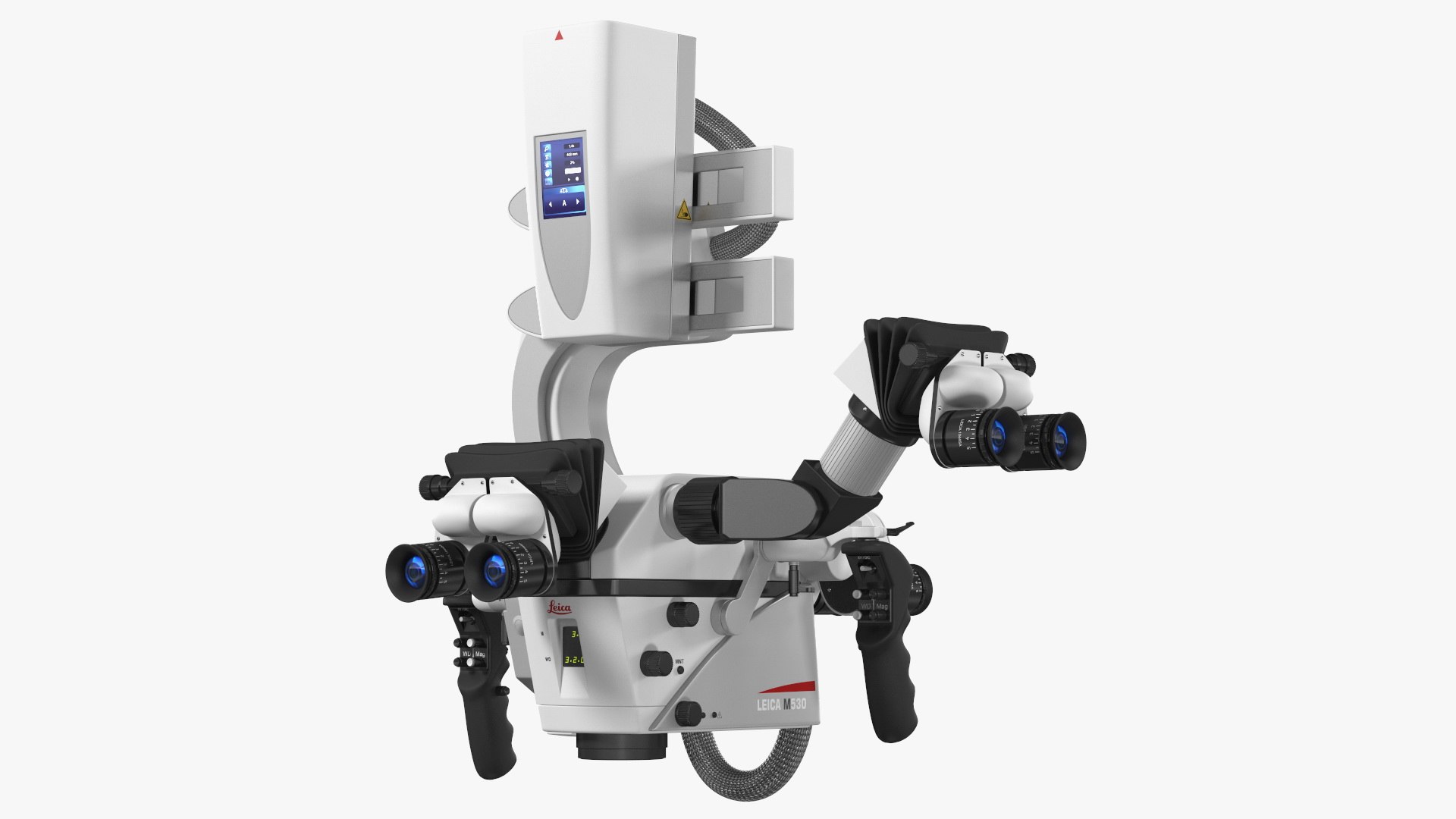Neurosurgery Microscope Leica M530 OHX 3D model preview