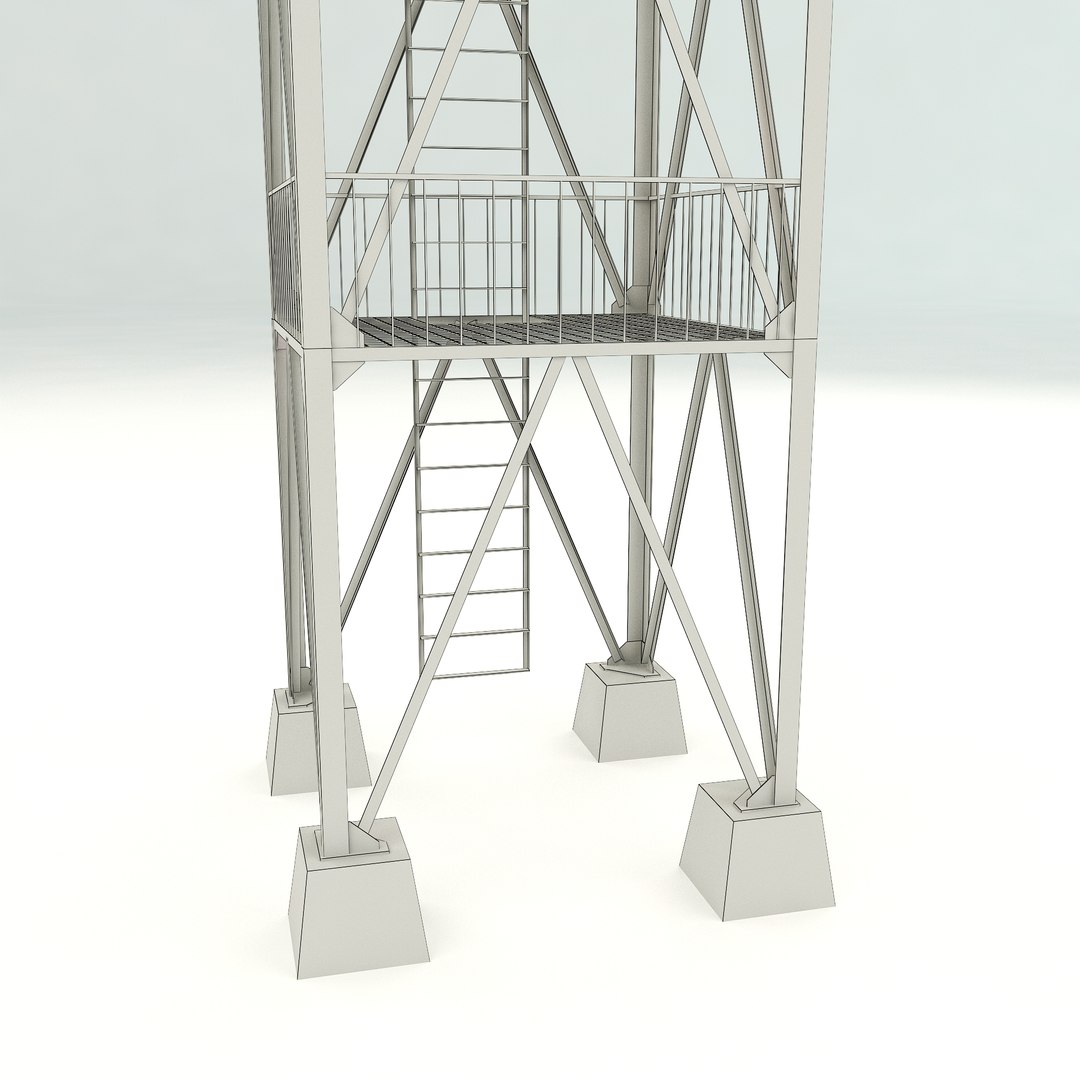 Weather Radar Tower 3D - TurboSquid 1644778