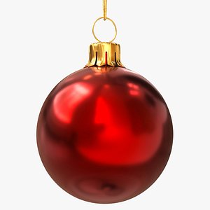 Red Glossy Christmas Ornament &ndash; Christmas Decoration