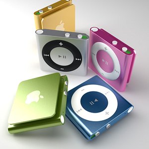 apple ipod shuffle 4th 3d 3ds