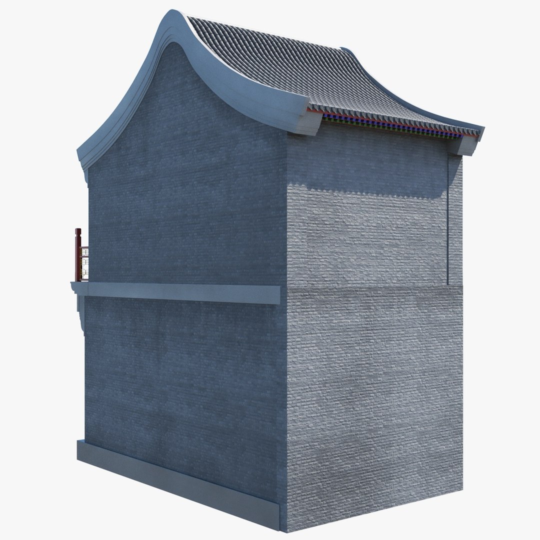Asian Building 3D Model - TurboSquid 1274851