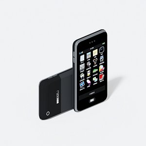 meizu m8 mobile phone 3D model